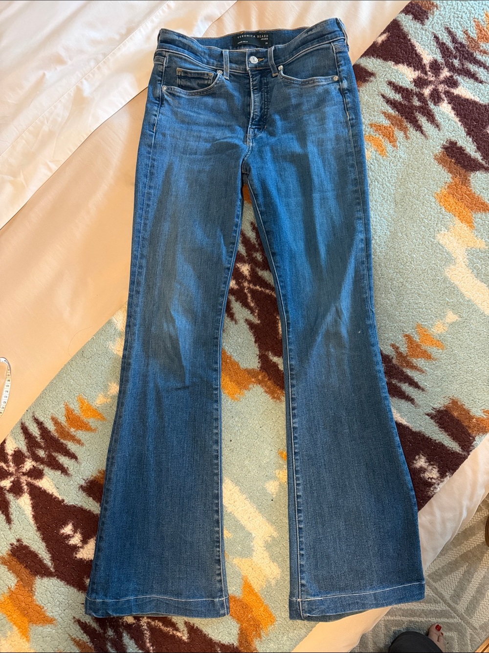 WOMENS VERONICA BEARD BEVERLY Skinny flare HIGH RISE SIZE 29 X 31